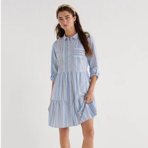 EUC Time and Tru Striped Dress Women’s XL